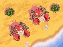 Pokemon Crab GIF - Pokemon Crab On Beach GIFs