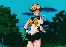 Sailor Uranus No GIF - Sailor Uranus No Shaking Finger GIFs