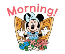Minnie Mouse Morning GIF