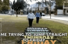 Monday Morning Trying GIF - Monday Morning Trying Jump GIFs