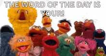 Sesame Street Elmo GIF - Sesame Street Elmo The Word Of The Day Is Your GIFs