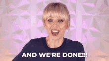 And Were Done Superholly GIF - And Were Done Superholly Terminamos GIFs