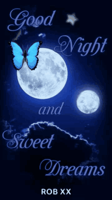 good night sweet dreams moon