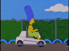 The Simpsons Marge Simpson GIF - The Simpsons Marge Simpson Go Kart GIFs