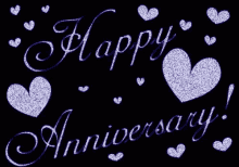 Happy Anniversary Hearts GIF - Happy Anniversary Hearts Greeting GIFs