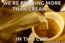 cafe coffee cream half and half more than cream