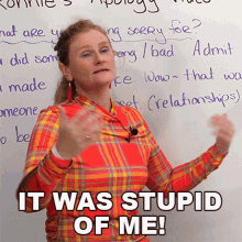 It Was Stupid Of Me Ronnie GIF - It Was Stupid Of Me Ronnie Engvid GIFs