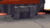 a computer generated image of a space ship with a large container on the ground