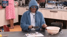 Pretending To Be A Chef Chopping GIF - Pretending To Be A Chef Chopping Cooking GIFs