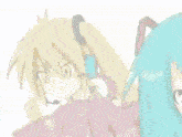 a cartoon drawing of a girl with a microphone on her head and the word kan on her chest