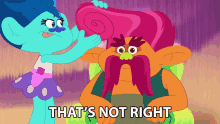 Thats Not Right King Peppy GIF - Thats Not Right King Peppy The Trolls Beat Goes On GIFs