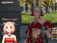 a screenshot of a video game shows a character with a high hp