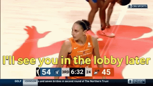 Diana Taurasi Cash Me Outside GIF - Diana Taurasi Cash Me Outside See You In The Lobby GIFs