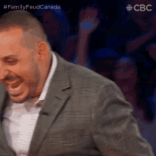 Shouting Domenic GIF - Shouting Domenic Family Feud Canada GIFs