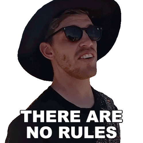 There Are No Rules Scott Gaunson Sticker - There Are No Rules Scott Gaunson How Ridiculous Stickers
