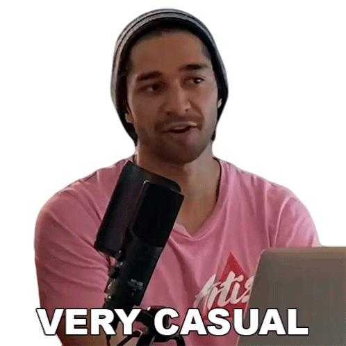 Very Casual Wil Dasovich Sticker - Very Casual Wil Dasovich How Casual Stickers