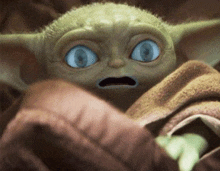 Baby Yoda Shocked Star Wars Baby Yoda Shocked Face GIF