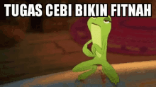 Frog Cebong GIF - Frog Cebong Facepalm GIFs