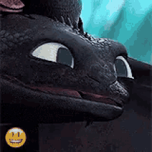 toothless dragon smile gif
