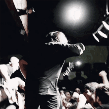 Stage Dive Rotting Out GIF - Stage Dive Rotting Out Born Song GIFs