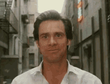 When Your Crush Acknowledges Your Presence GIF - Bruce Almighty Jim Carrey Smile GIFs