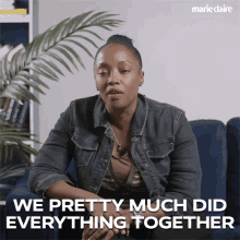 We Pretty Much Did Everything Together Makeda Davis GIF - We Pretty Much Did Everything Together Makeda Davis Marie Claire GIFs