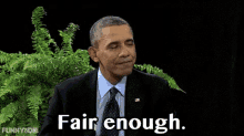 Fair Enough GIF - Obama Fair Enough Nodding GIFs