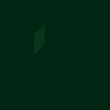 a green onclick logo is on a dark green background