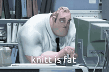 knitt fat obese large big