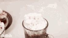 choco drink hot chocolate chocolate red velvet cheers