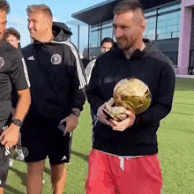 Holding The Trophy Lionel Messi GIF