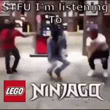 Stfu Ninja Playing GIF