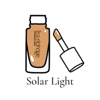 a drawing of a bottle of lisa eldridge seamless skin foundation