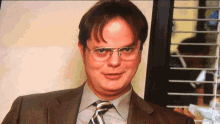 Dwight Schrute The Office GIF - Dwight Schrute The Office Evil Laugh GIFs