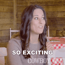 So Exciting Misty Harris GIF - So Exciting Misty Harris The Cowboy Way GIFs