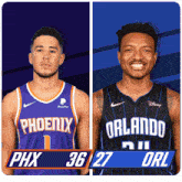 Phoenix Suns (36) Vs. Orlando Magic (27) First-second Period Break GIF - Nba Basketball Nba 2021 GIFs
