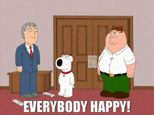 Family Guy Peter Griffin GIF - Family Guy Peter Griffin Everybody Happy GIFs