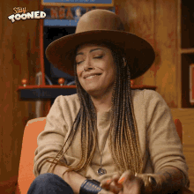 Thats Funny Cree Summer GIF - Thats Funny Cree Summer Stay Tooned GIFs
