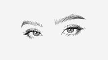 Eyes Blinking GIF - Eyes Blinking Pencil Art GIFs