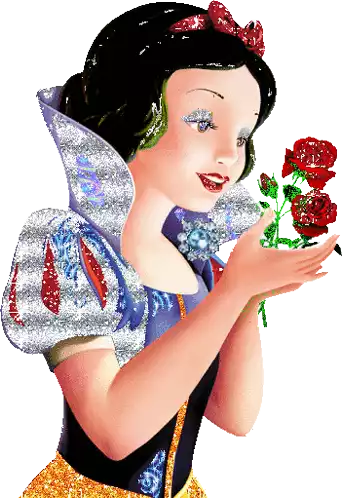 Hófehérke Snow White Sticker - Hófehérke Snow White Flower Stickers