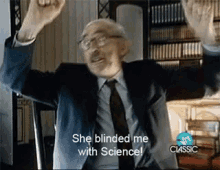 Blinded Me With Science Science GIF - Blinded Me With Science Science Geek GIFs