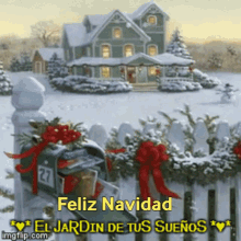feliz navidad el jardin de tus suenos merry christmas the garden of your dreams winter