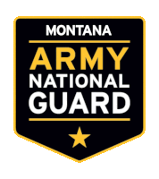 a montana army started today badge with a yellow star