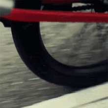 a close up of a tire on a motorcycle