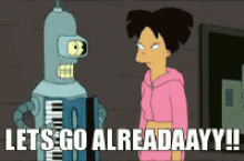 Lets Go Bender GIF - Lets Go Bender Futurama GIFs