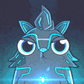 a cartoon drawing of a cat with a diamond on its nose