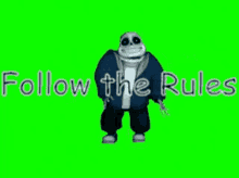Follow The Rules Sans GIF - Follow The Rules Sans Default Dance GIFs
