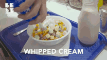 whipped cream frost glaze icing toppings