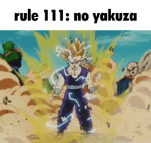 Rule111 Yakuza GIF - Rule111 Yakuza Dbz Rules GIFs
