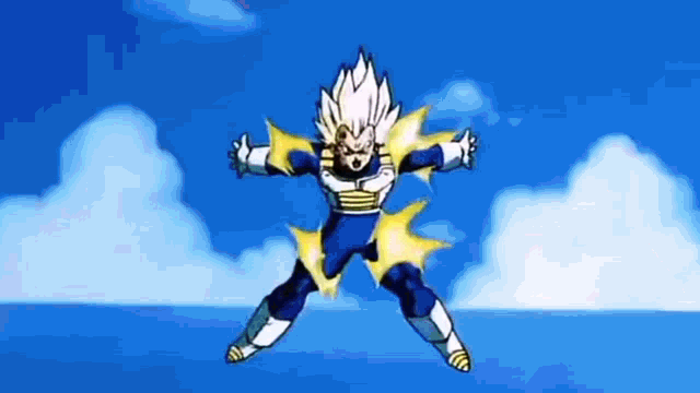 Rage Vegeta GIF - Rage Vegeta Final Flash - Discover & Share GIFs